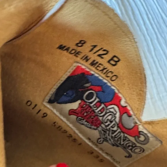 Old Gringo Silver and Cream Ankle Boots - Picture 10 of 10